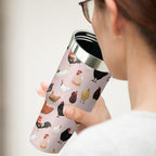 30 oz Chicken Tumbler with Handle and Flip Straw, Stainless Steel Double Insulated Cup with Lid and Straw, Travel Coffee Mug Water Bottle,Christmas Birthday Mothers Day Gifts for Women Animal Lovers
