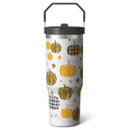 Herobuddy™ 1pc cherry 30oz Tumbler with Straw & Handle - Insulated Stainless - Reusable Stainless Steel Cup