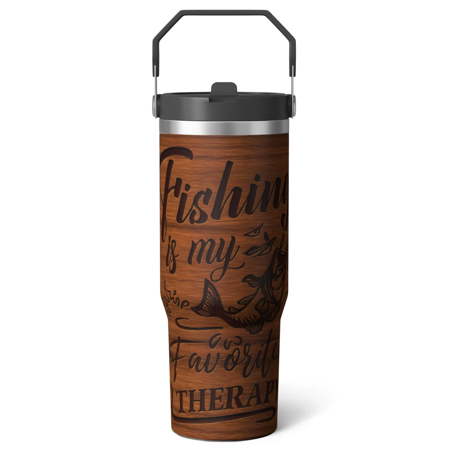 Herobuddy™ 1pc Movie 30oz Tumbler with Straw & Handle - Insulated Stainless - Reusable Stainless Steel Cup