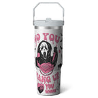 Herobuddy™ 1pc Halloween Bat 30oz Tumbler with Straw & Handle - Insulated - Reusable Stainless Steel Cup