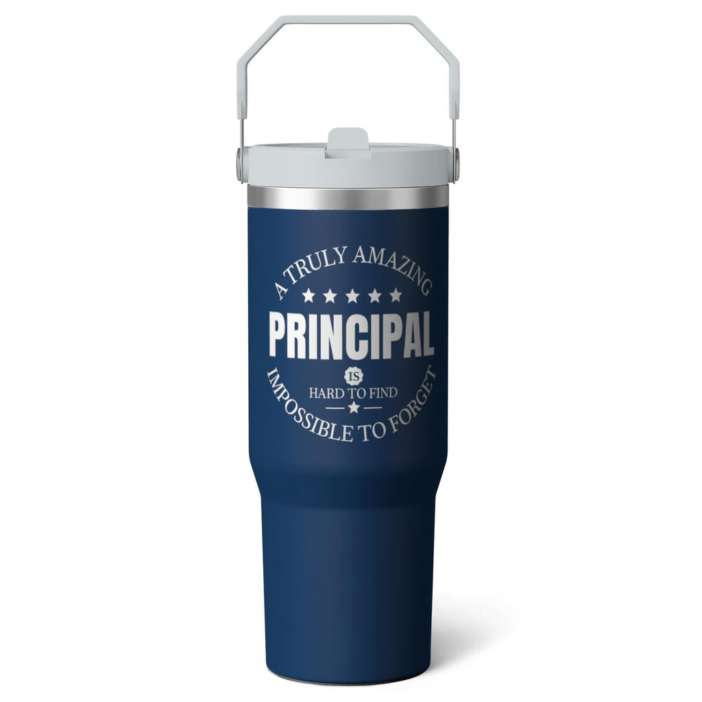 Herobuddy™ 1pc Capibara 30oz Tumbler with Straw & Handle - Insulated Stainless - Reusable Stainless Steel Cup