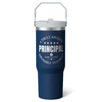Herobuddy™ 1pc Capibara 30oz Tumbler with Straw & Handle - Insulated Stainless - Reusable Stainless Steel Cup