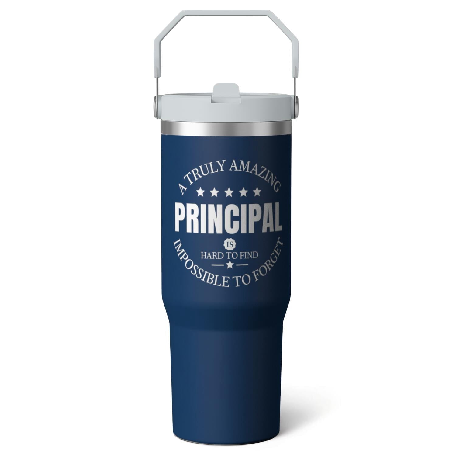 Herobuddy™ 1pc Capibara 30oz Tumbler with Straw & Handle - Insulated Stainless - Reusable Stainless Steel Cup