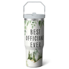 Herobuddy™ 1pc Bow 30oz Tumbler with Straw & Handle - Insulated Stainless - Reusable Stainless Steel Cup