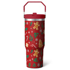 Herobuddy™ 1pc shark 30oz Tumbler with Straw & Handle - Insulated Stainless - Reusable Stainless Steel Cup
