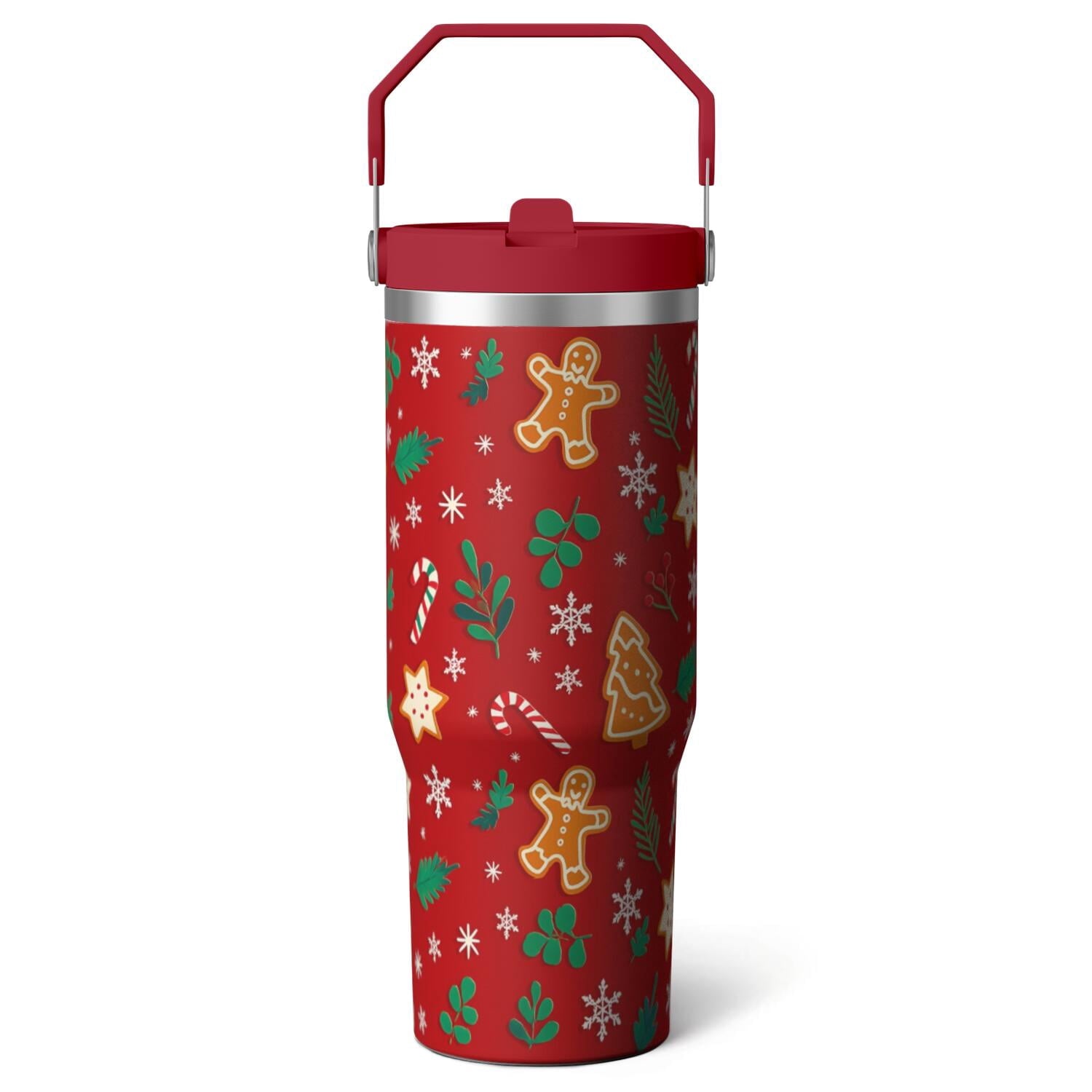 Herobuddy™ 1pc shark 30oz Tumbler with Straw & Handle - Insulated Stainless - Reusable Stainless Steel Cup
