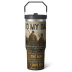Herobuddy™ 1pc Hummingbird 30oz Tumbler with Straw & Handle - Insulated Stainless - Reusable Stainless Steel Cup