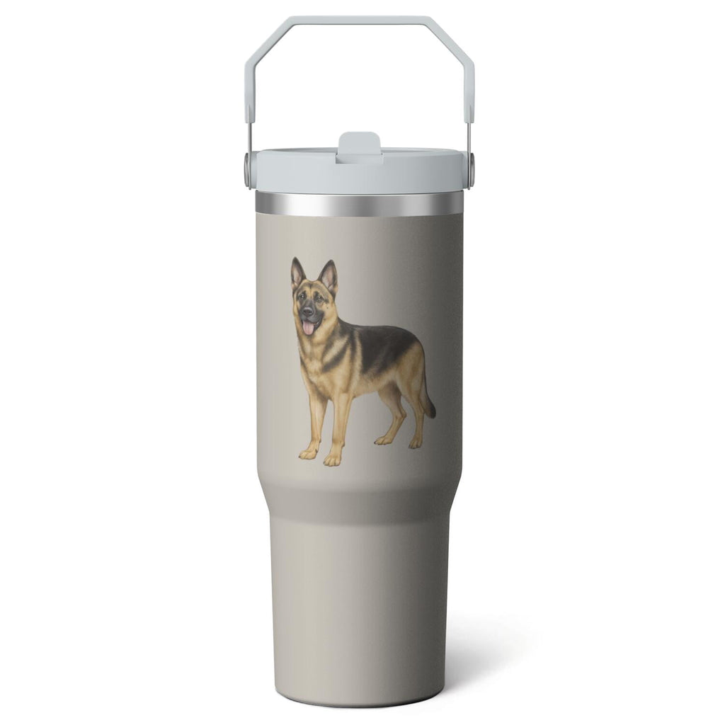 Herobuddy™ 1pc Bow 30oz Tumbler with Straw & Handle - Insulated Stainless - Reusable Stainless Steel Cup