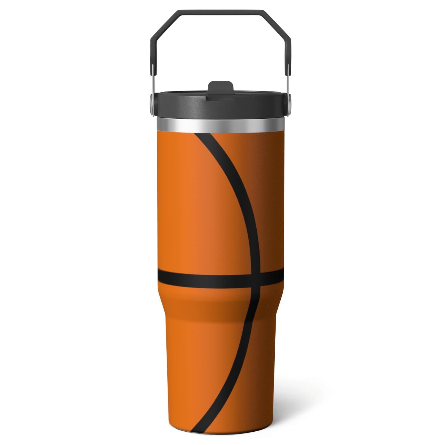 1pc 30oz Tumbler with Straw & Handle - Insulated Stainless Steel Cup | Holiday Gift for Man Women (Christmas, Valentine's, Birthday)