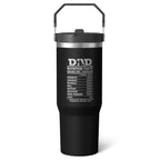 Herobuddy™ 1pc pharmacist 30oz Tumbler with Straw & Handle - Insulated Stainless - Reusable Stainless Steel Cup