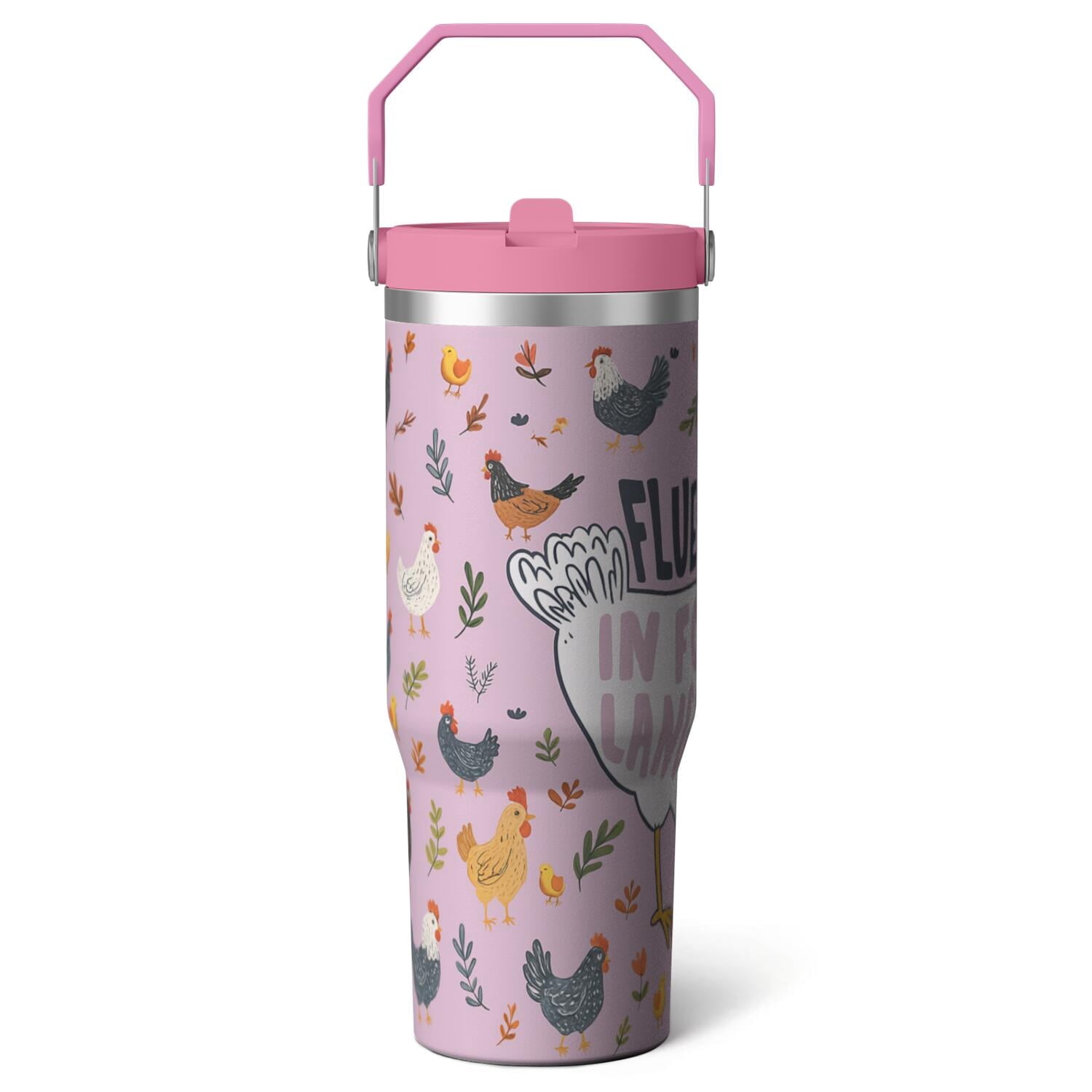 Herobuddy™ 1pc pharmacist 30oz Tumbler with Straw & Handle - Insulated Stainless - Reusable Stainless Steel Cup