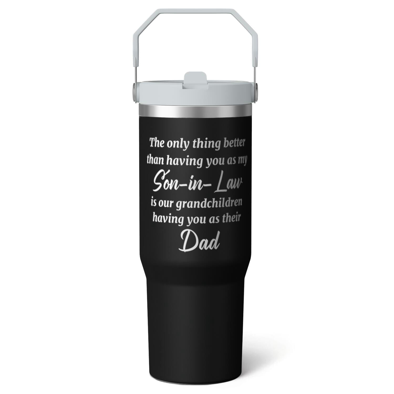 Herobuddy™ 1pc Capibara 30oz Tumbler with Straw & Handle - Insulated Stainless - Reusable Stainless Steel Cup