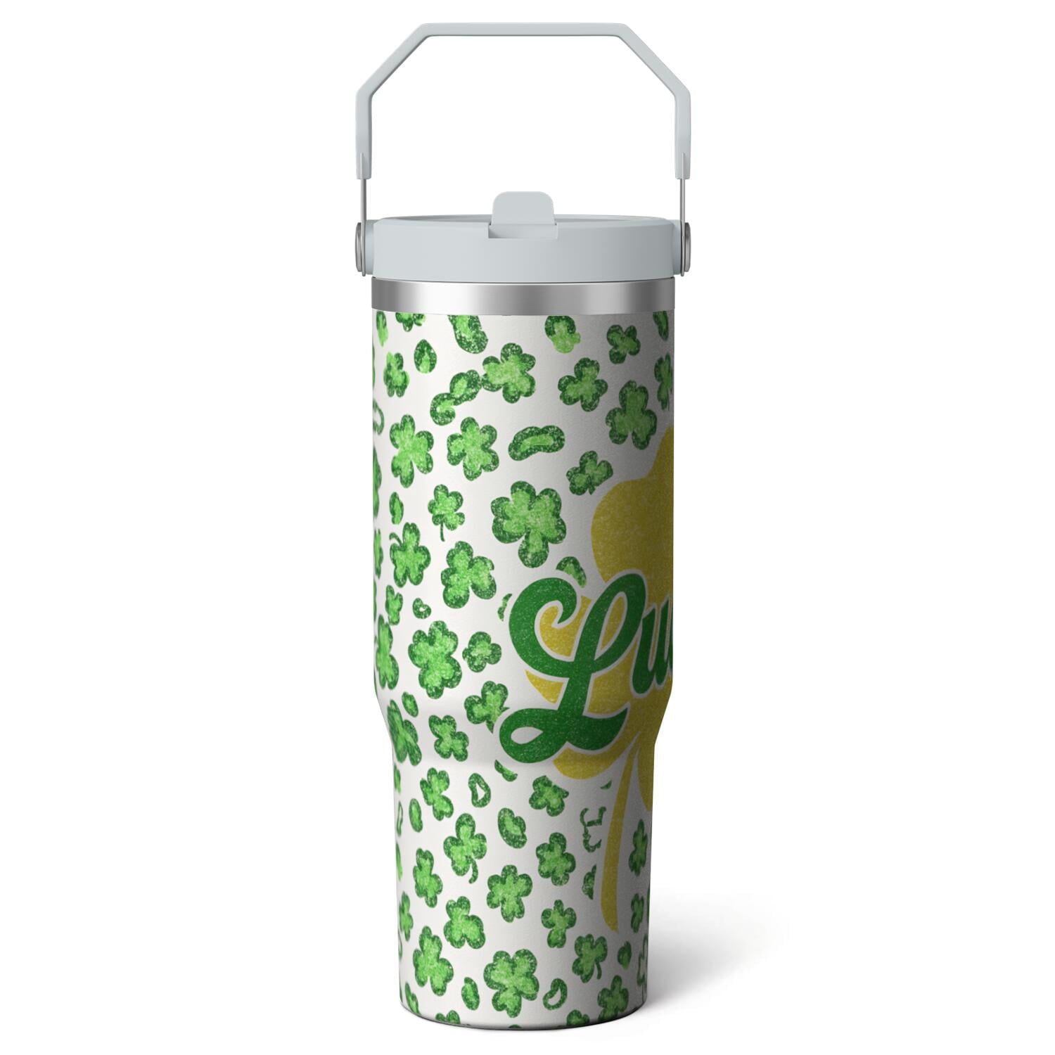 Herobuddy™ 1pc Movie 30oz Tumbler with Straw & Handle - Insulated Stainless - Reusable Stainless Steel Cup