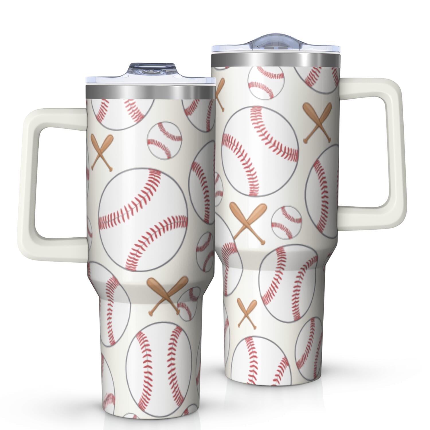 Herobuddy™ 1pc nutcracker 40oz Tumbler with Straw & Handle - Insulated Stainless - Reusable Stainless Steel Cup