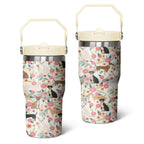 Herobuddy™ 20 Oz Tumbler Christmas Tree Gift Tumbler with Lid and Straw - Reusable Stainless Steel Cup