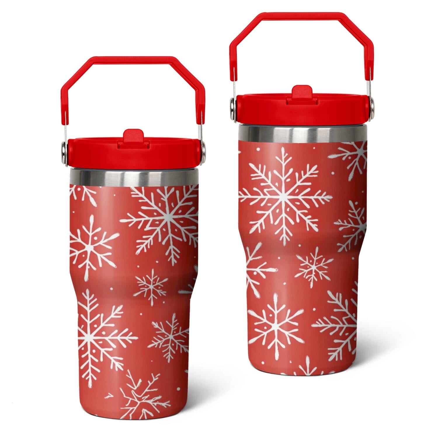 Herobuddy™ 20 Oz Tumbler Christmas Tree Gift Tumbler with Lid and Straw - Reusable Stainless Steel Cup