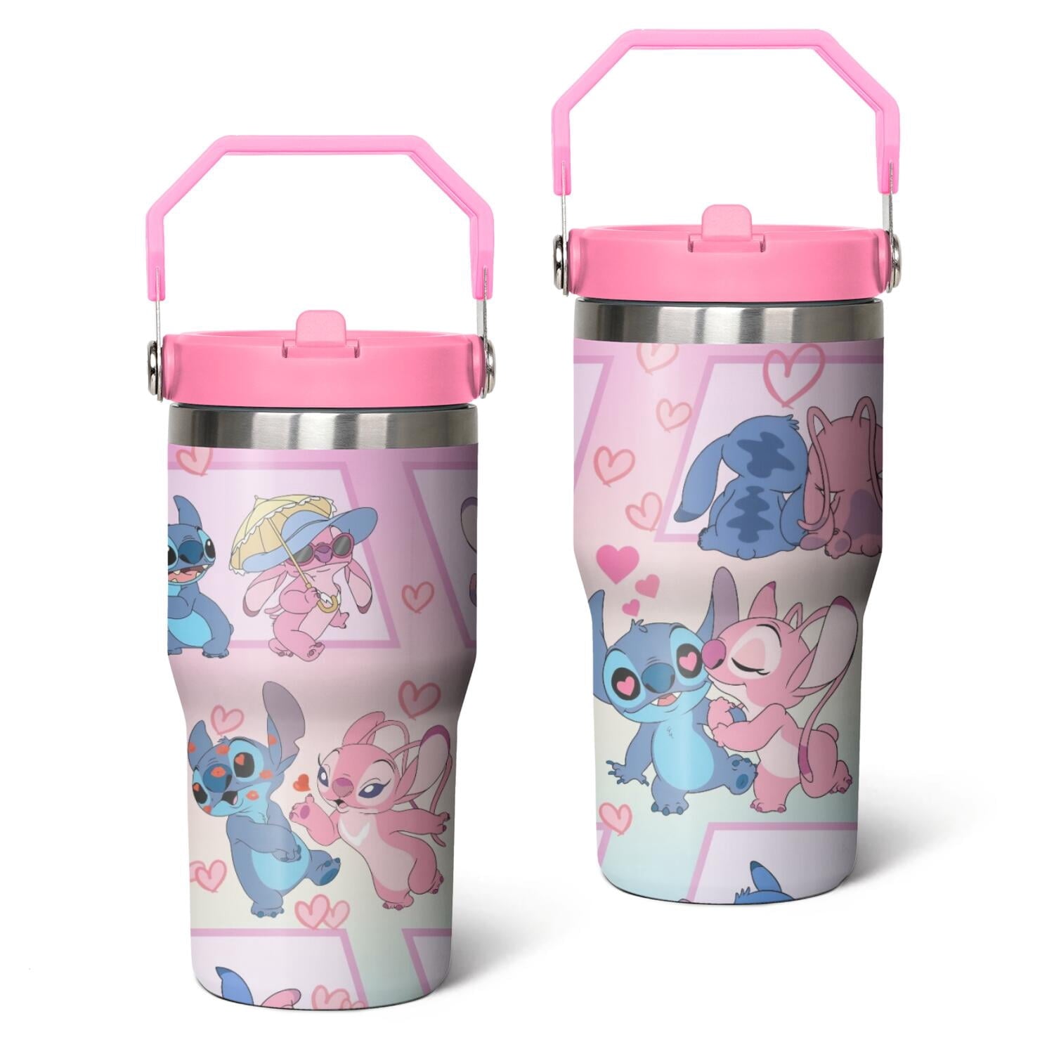Herobuddy™ 20oz Cartoon Movie Stainless Steel Tumbler with Lid and Straw,Spill Proof - Reusable Stainless Steel Cup