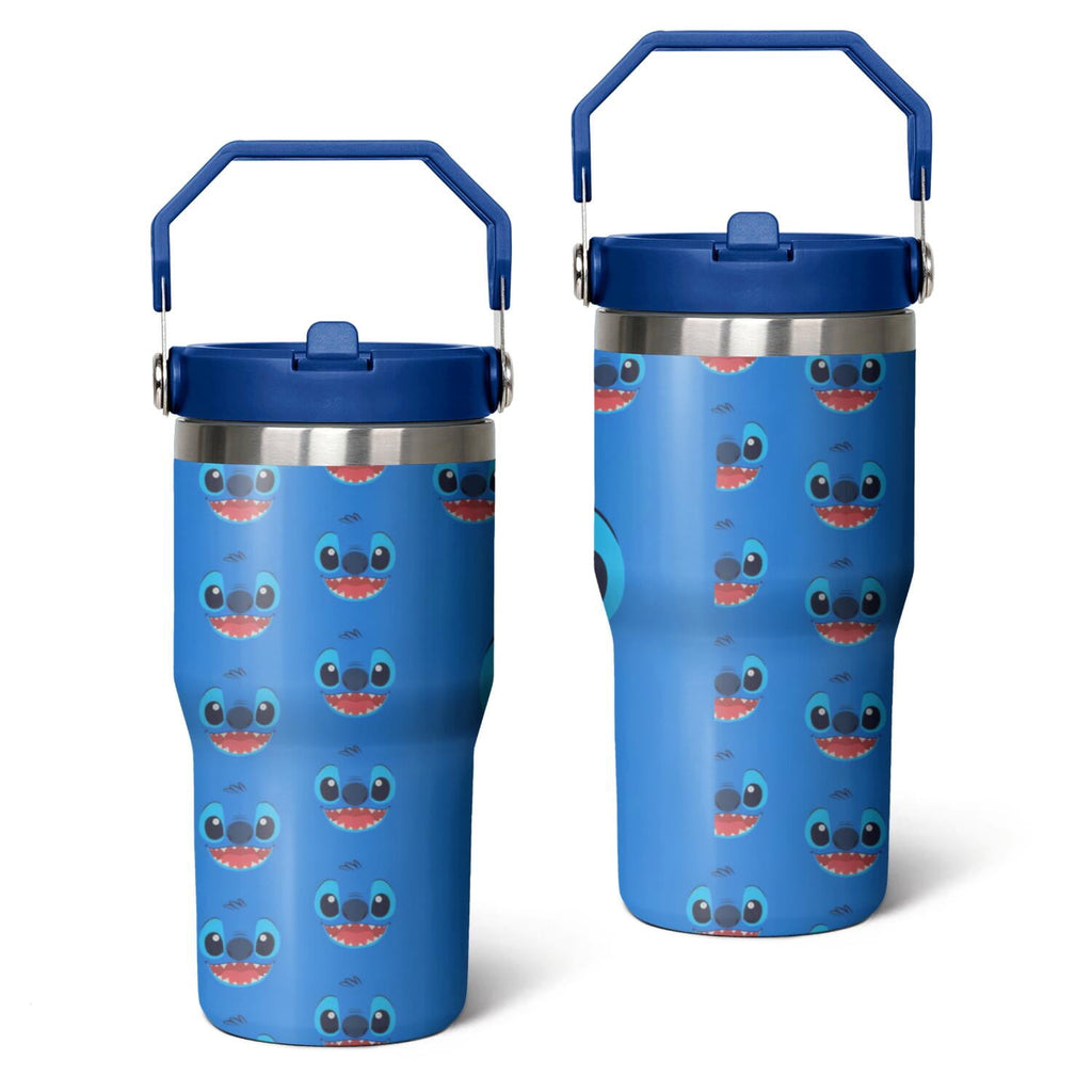 Herobuddy™ 20oz Cartoon Movie Stainless Steel Tumbler with Lid and Straw,Spill Proof - Reusable Stainless Steel Cup
