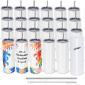 24 Pack, 20 oz Skinny sublimation Tumblers,  Insulated, Stainless Steel, Individually Boxed