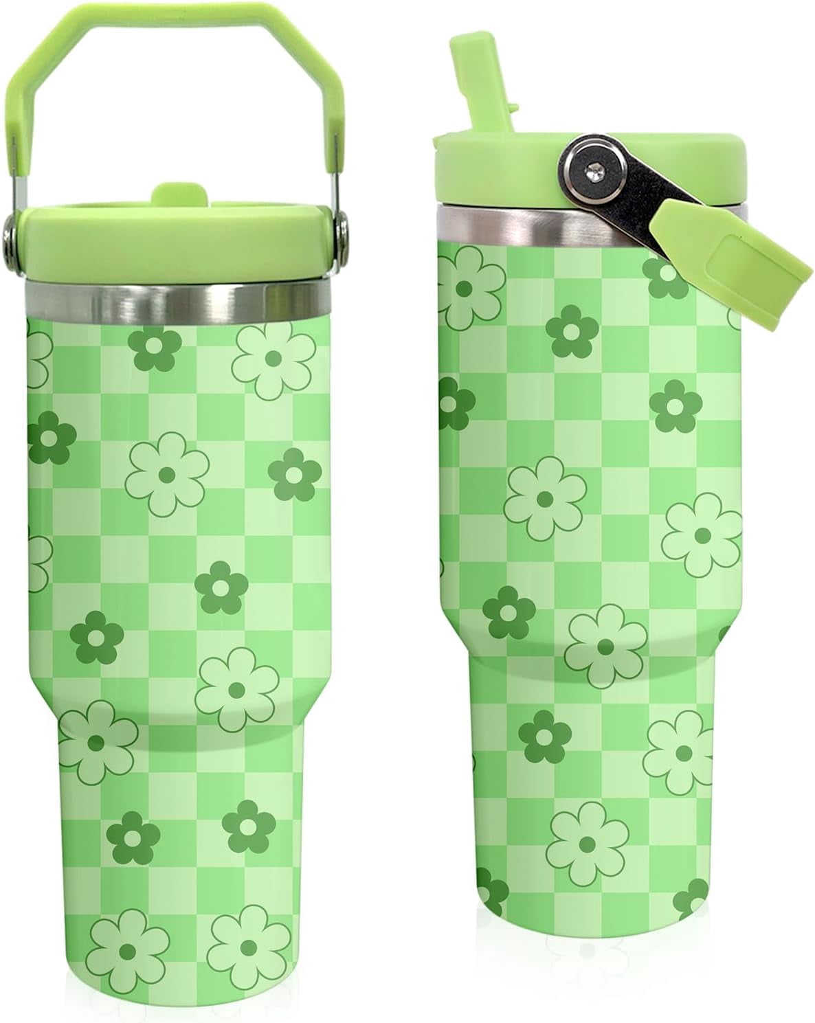 Herobuddy™ Elephant Mug 30 oz Tumbler with Handle Flip Straw Leak Proof - Insulated Travel Coffee Mug