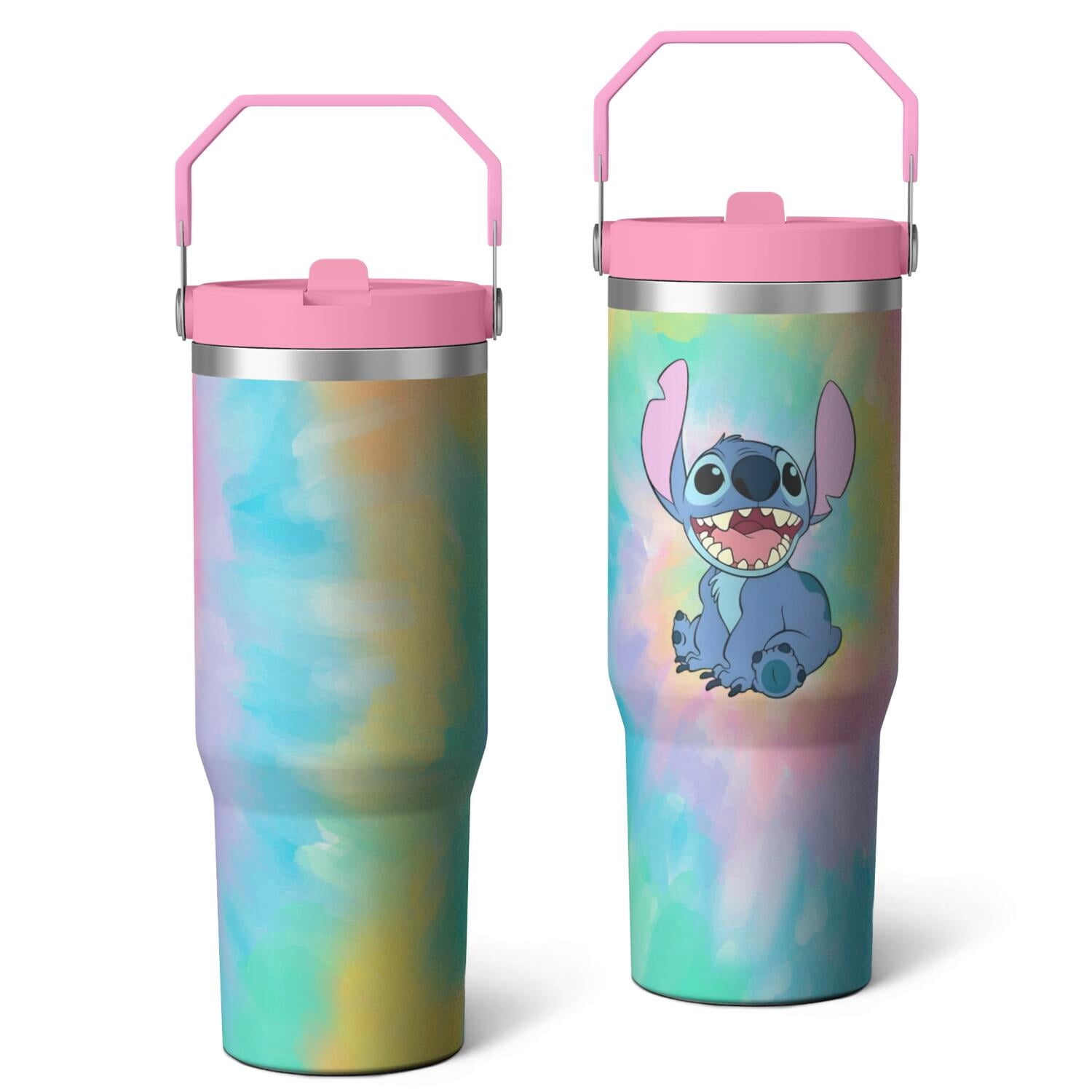 Herobuddy™ 30oz Cartoon Movie Stainless Steel Tumbler with Lid and Straw,Spill Proof - Reusable Stainless Steel Cup