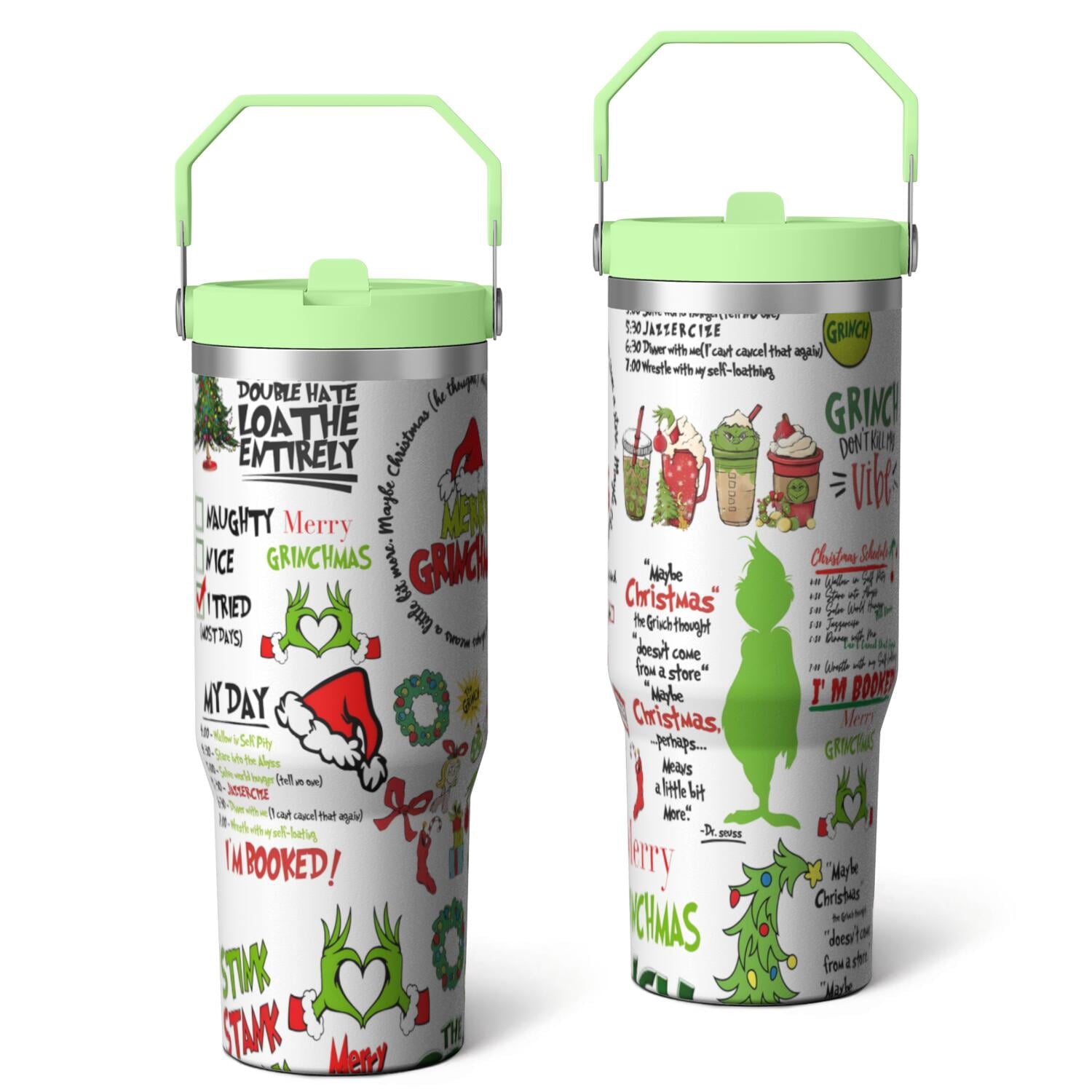 Herobuddy™ 30oz Stainless Steel Tumbler with Lid and Straw,Spill Proof Travel Cup - Insulated Travel Coffee Mug