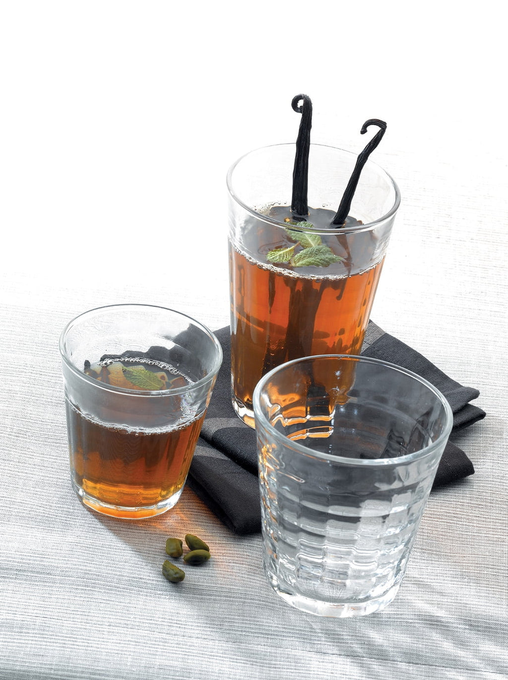 Duralex Prisme Clear Tumbler, Made in France, Set of 6, 11.625 Ounce