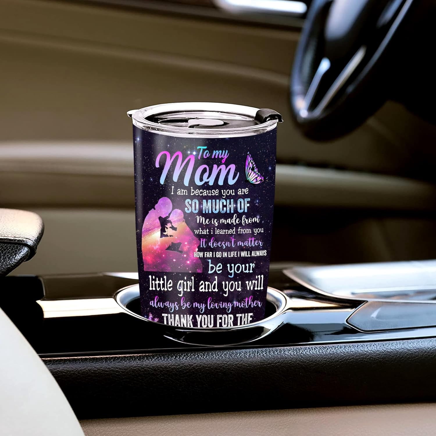 Personalized Moms Gifts Tumbler Cup Customized Name With Lid 20oz 30oz Present Ideas Birthday Christmas Mothers Day Anniversary To My Mom Gift From Daughters For Mommy Mother Mama