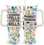 Herobuddy™ 40 Oz Respiratory Therapist Tumbler Cup Respiratory Therapist Gifts Stainless Steel - Insulated Travel Coffee Mug