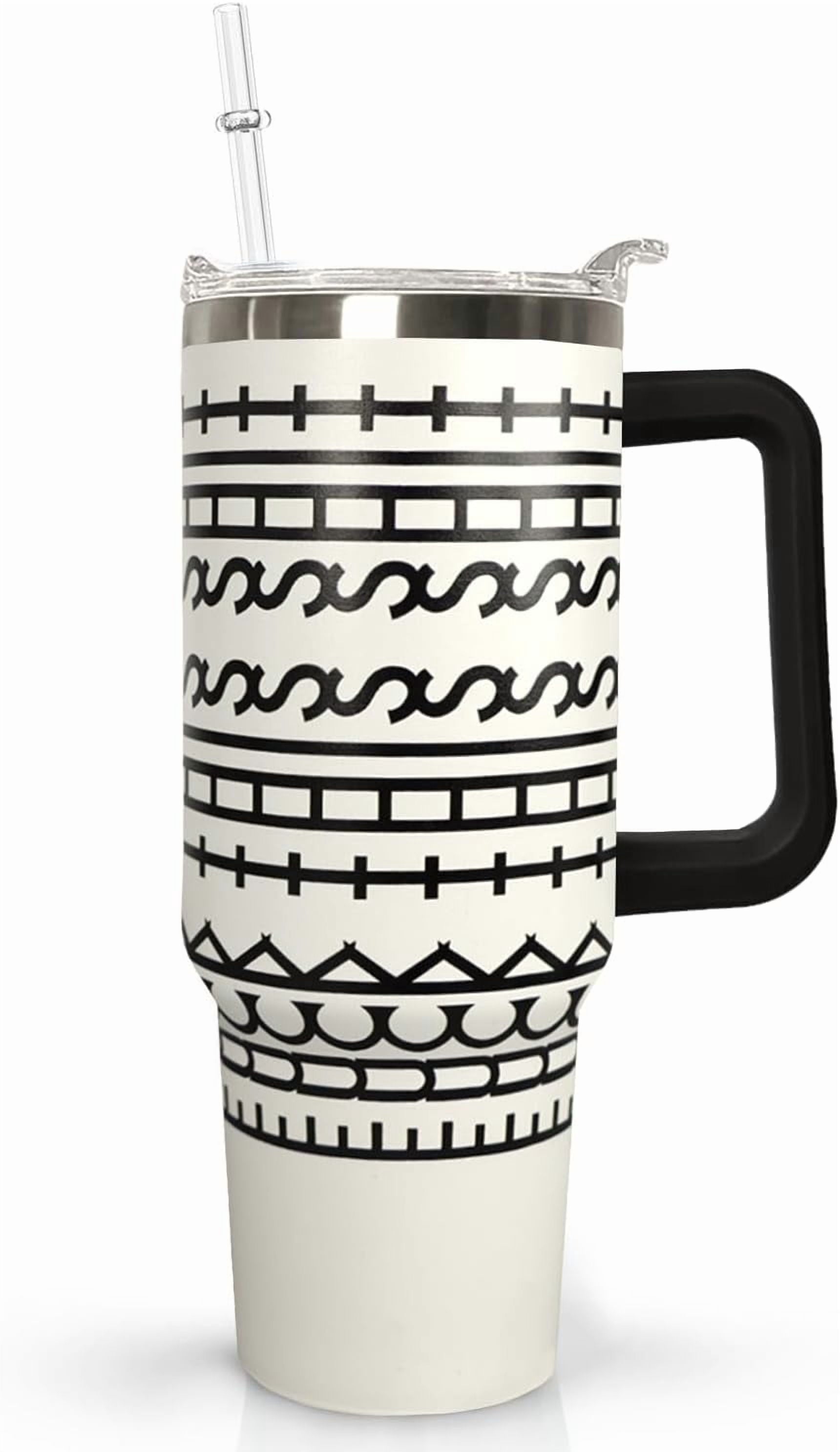 40 oz Hidden Message Tumbler With Lid and Straw,Checkered CoffeeTravel Mug Cup Water Botter,White Elephant Gifts,Office Humor Funny Gifts