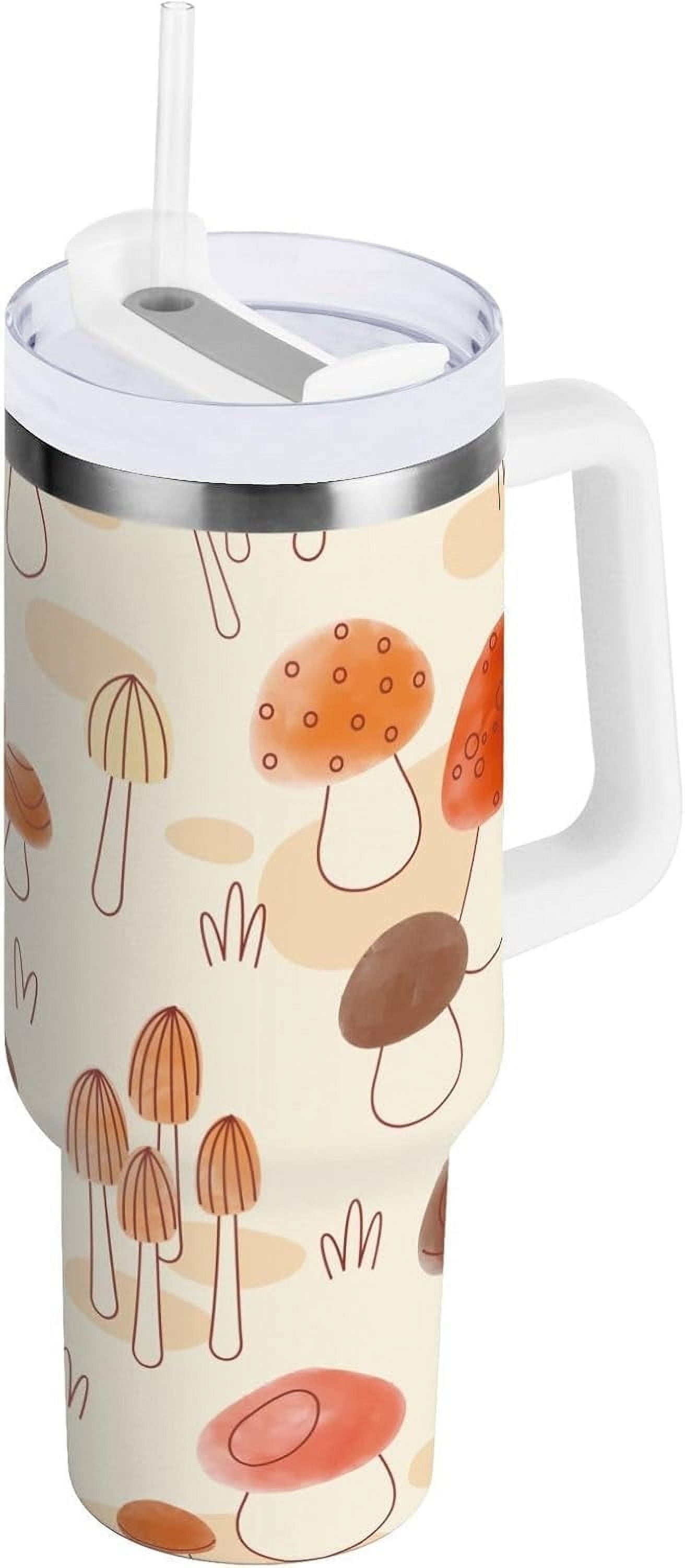 Herobuddy™ 40 oz Tumbler with Handle Lid and Straw Insulated Water Tumbler - Insulated Travel Coffee Mug