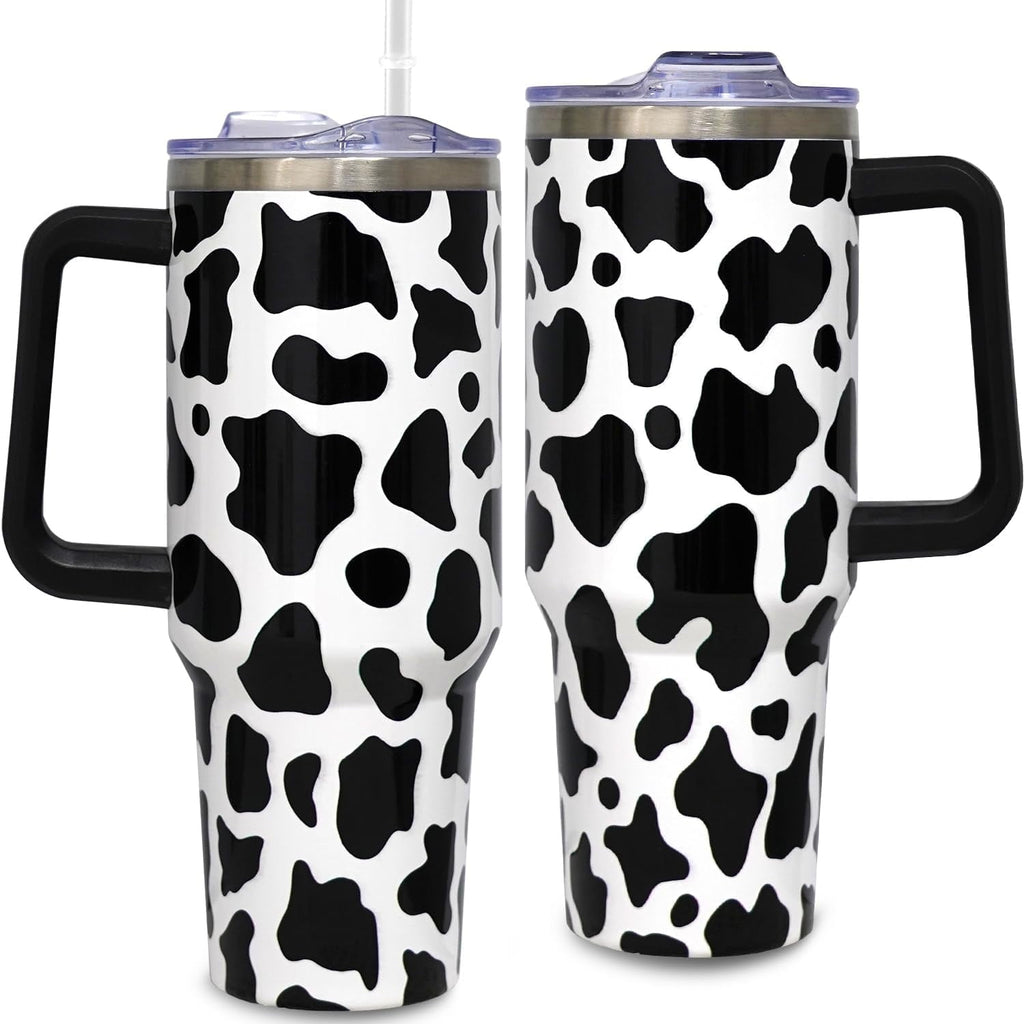Herobuddy™ 40oz Bee Tumbler With Handle Lid and Straw -Bee gifts - Reusable Stainless Steel Cup