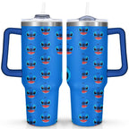 Herobuddy™ 40oz Cartoon Movie Stainless Steel Tumbler with Lid and Straw,Spill Proof - Reusable Stainless Steel Cup