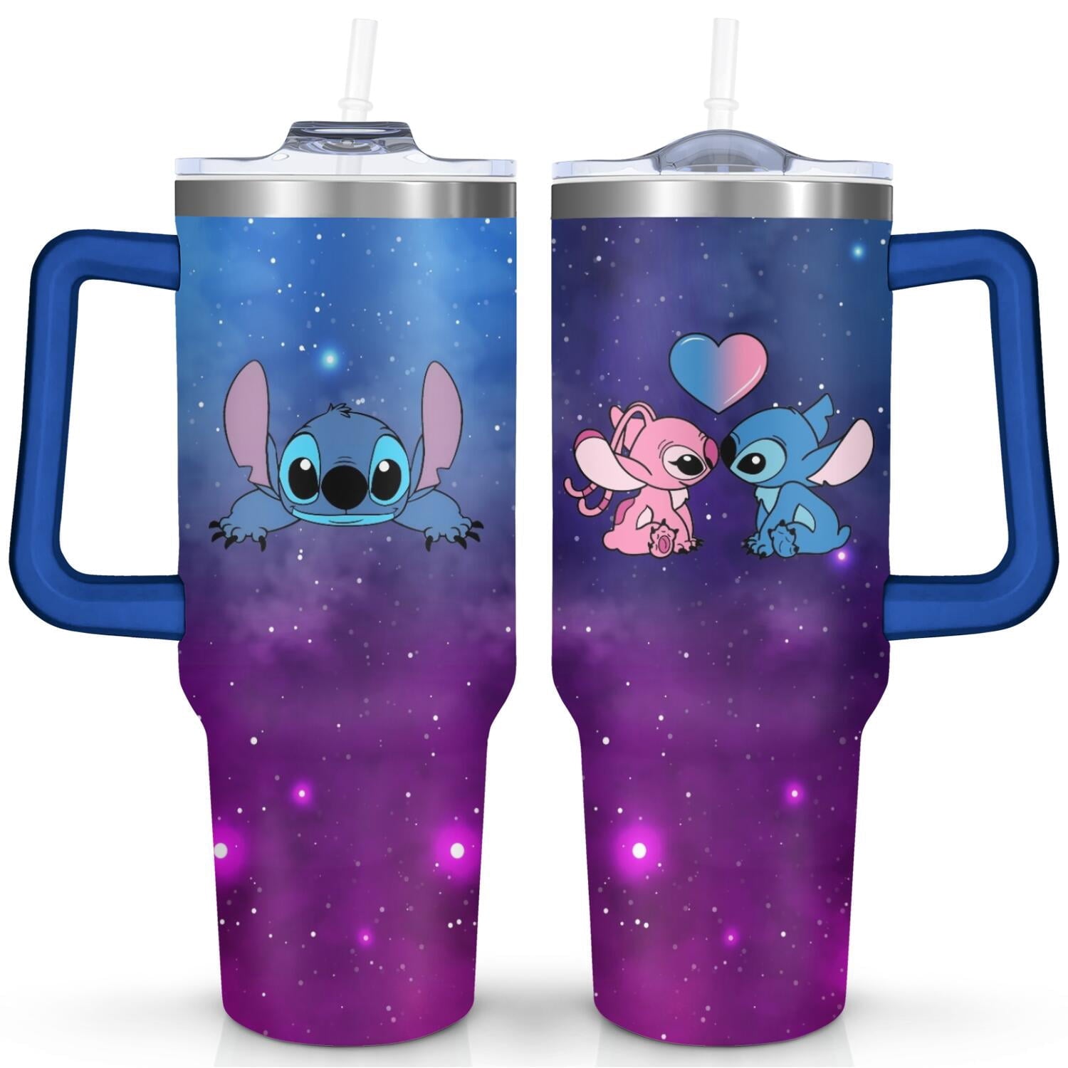 Herobuddy™ 40oz Cartoon Movie Stainless Steel Tumbler with Lid and Straw,Spill Proof - Reusable Stainless Steel Cup