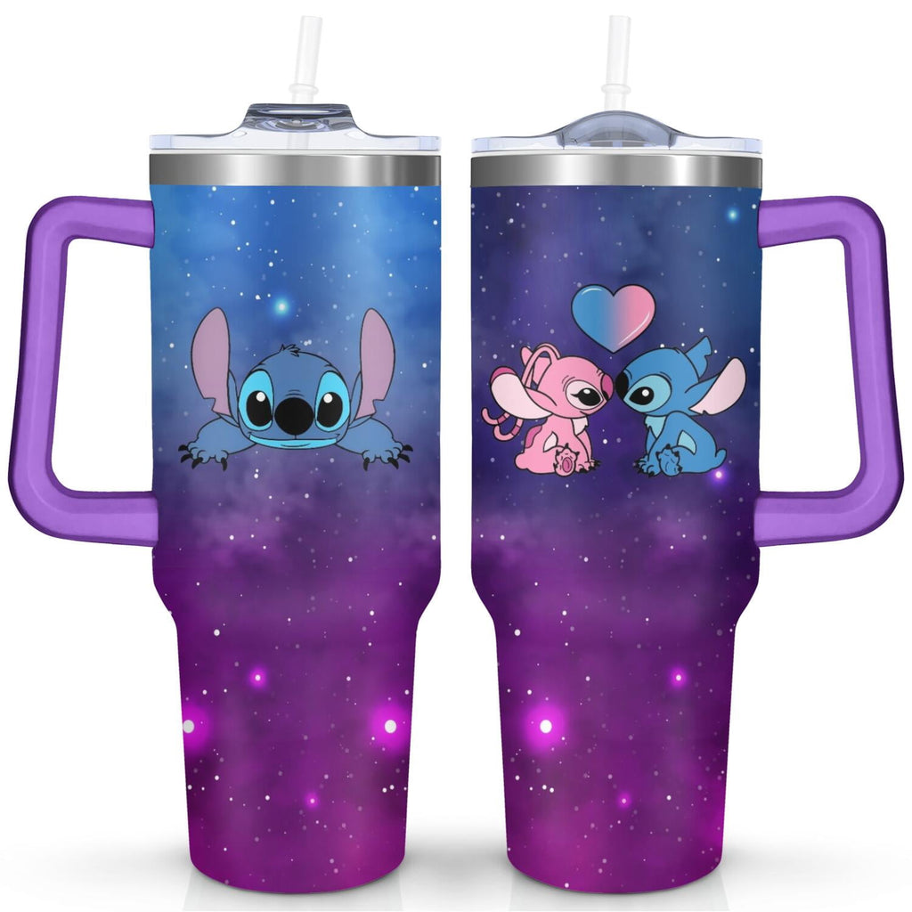 Herobuddy™ 40oz Cartoon Movie Stainless Steel Tumbler with Lid and Straw,Spill Proof - Reusable Stainless Steel Cup