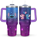 Herobuddy™ 40oz Cartoon Movie Stainless Steel Tumbler with Lid and Straw,Spill Proof - Reusable Stainless Steel Cup