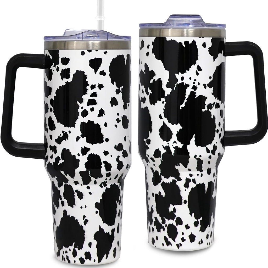 Herobuddy™ 40oz Bee Tumbler With Handle Lid and Straw -Bee gifts - Reusable Stainless Steel Cup