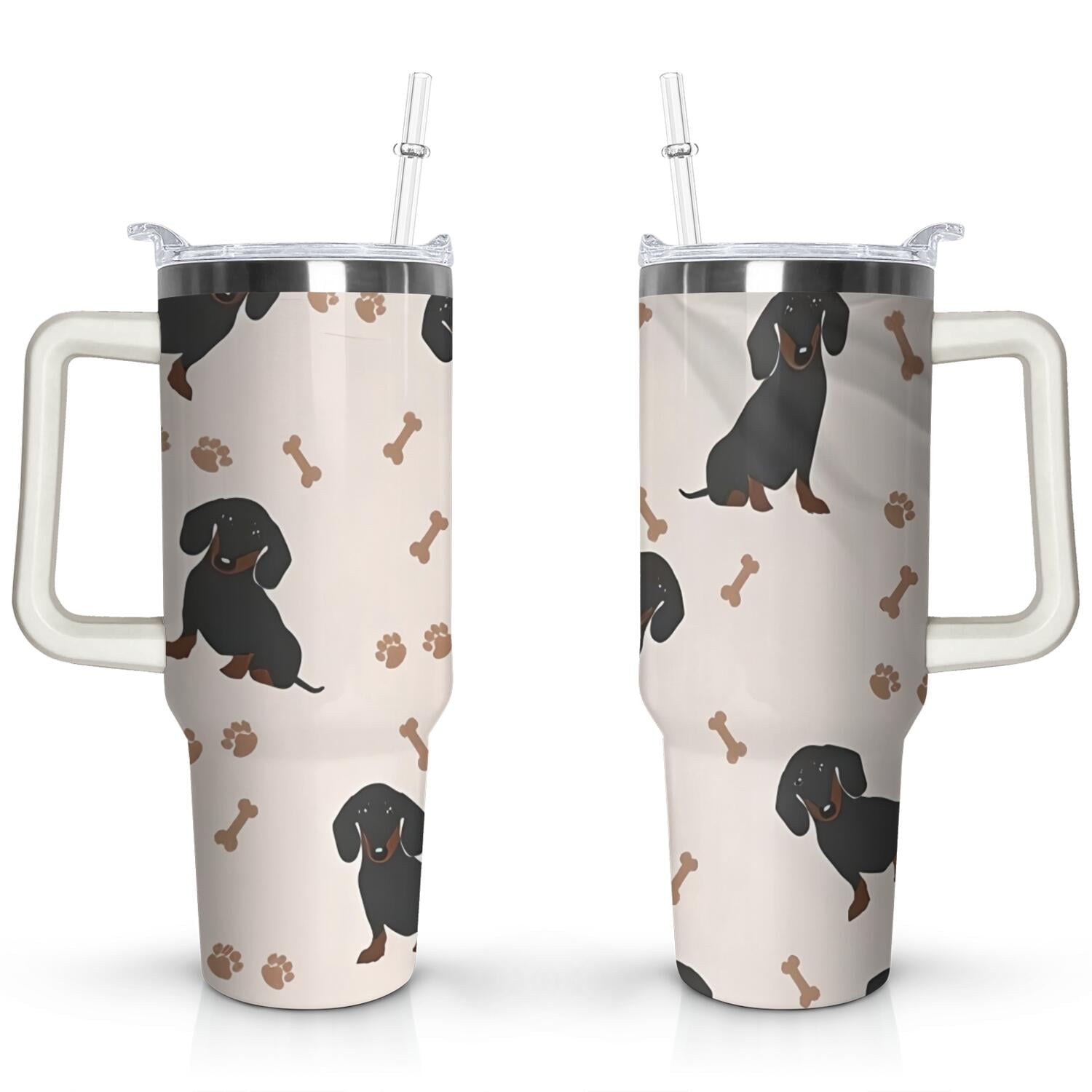 Herobuddy™ Gift for Dog Lovers Cute Dog Tumbler for Women - 40oz - Insulated Travel Tumbler Cup