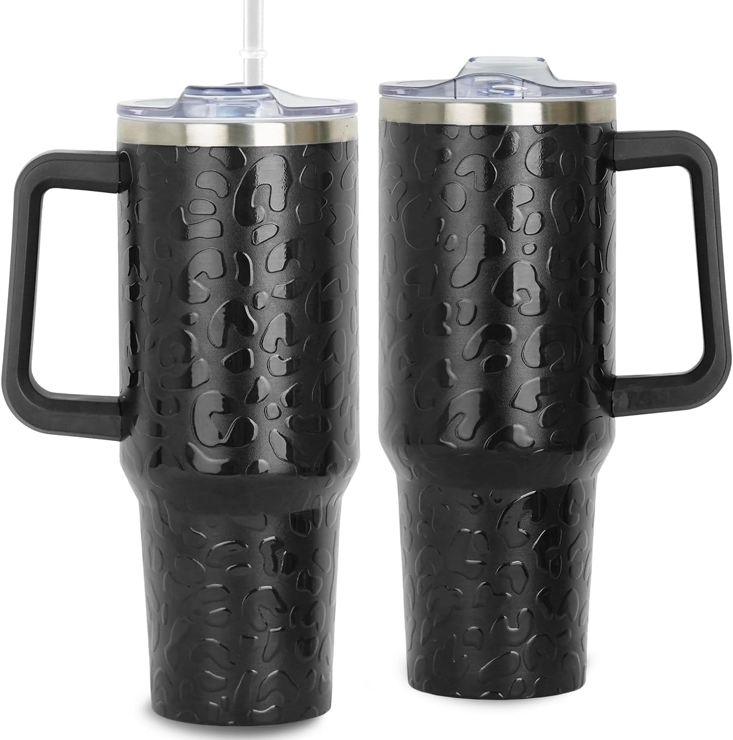 Herobuddy™ 40oz Bee Tumbler With Handle Lid and Straw -Bee gifts - Reusable Stainless Steel Cup