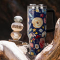 Herobuddy™ 40oz Tumbler with Handle and Straw Lid | Vacuum Insulated Leak - Insulated Travel Tumbler Cup