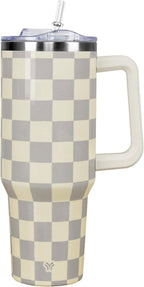 Herobuddy™ 40oz Tumbler with Handle and Straw Lid | Vacuum Insulated Leak - Insulated Travel Tumbler Cup