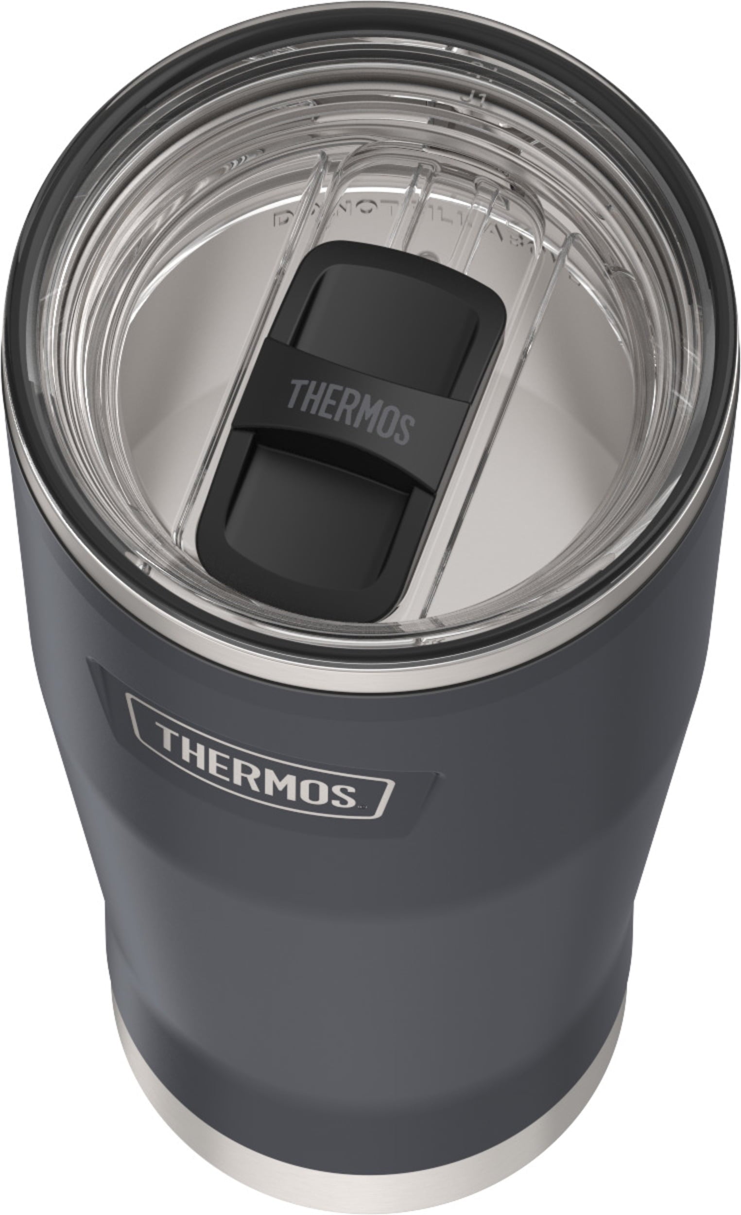 Thermos Stainless Steel Tumbler, w/ Slide Lock Lid, Graphite, 18 oz