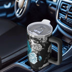 40 oz Hawaii Tropical Plants Tumbler Hawaii Tropical Plants Theme 40oz Tumbler with Handle Spill Proof Lid Straw Double Insulated Coffee Cup Hawaii Tropical Plants Lover Gifts