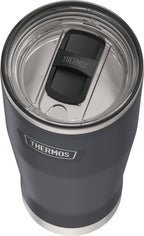 Thermos Stainless Steel Tumbler, w/ Slide Lock Lid, Graphite, 18 oz