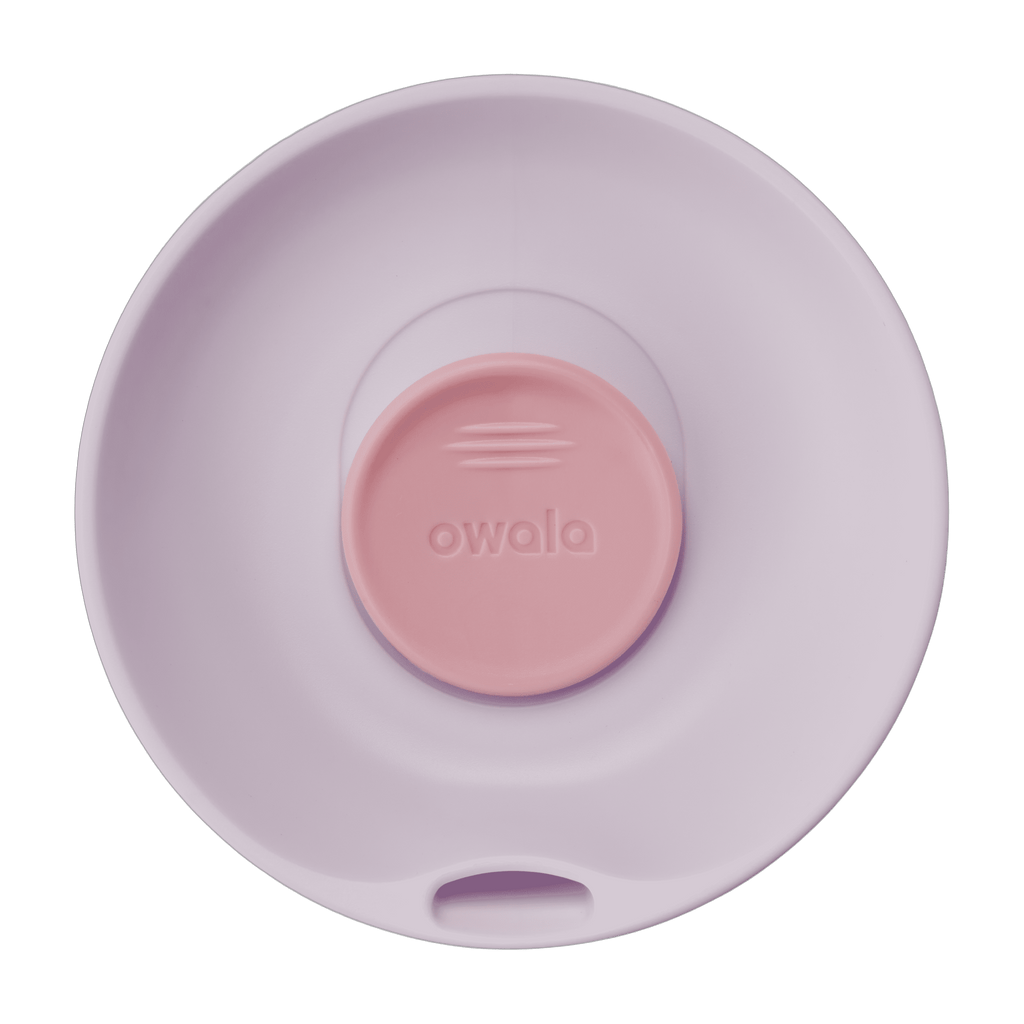 Owala SmoothSip Stainless Steel Coffee Tumbler, 20oz, Cotton Candy Sky