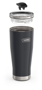 Thermos Stainless Steel Tumbler, w/ Slide Lock Lid, Graphite, 18 oz