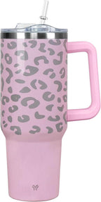 Herobuddy™ 40oz Tumbler with Handle and Straw Lid | Vacuum Insulated Leak - Insulated Travel Tumbler Cup
