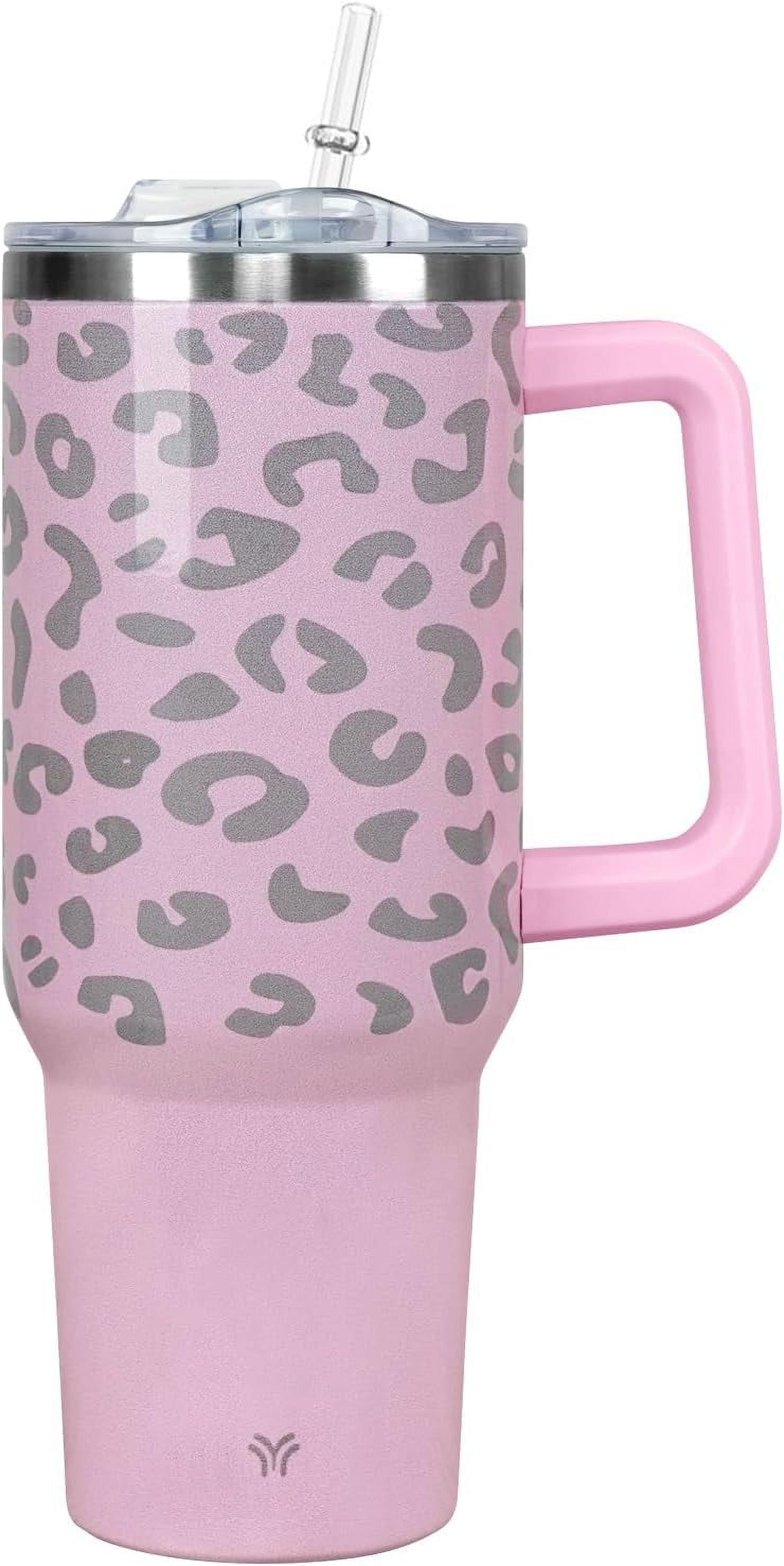 Herobuddy™ 40oz Tumbler with Handle and Straw Lid | Vacuum Insulated Leak - Insulated Travel Tumbler Cup