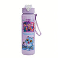 Cartoon Anime Tumbler – Reusable Hard Plastic Water Bottle with Lid & Straw Eco, Drinkware, Portable, Cup, Mug, Bottled, Washable, Stylish