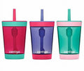 Contigo Kids Spill-Proof 14oz Tumbler, Pink/ Green/ Purple 3-pack